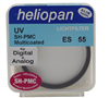 New Heliopan 55mm UV SH-PMC Multicoated Filter with Case #1101