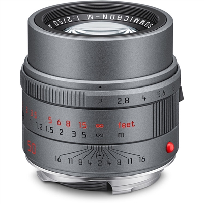 Leica APO-Summicron-M 50mm f/2 ASPH. Lens (Leica M, Metal Gray)