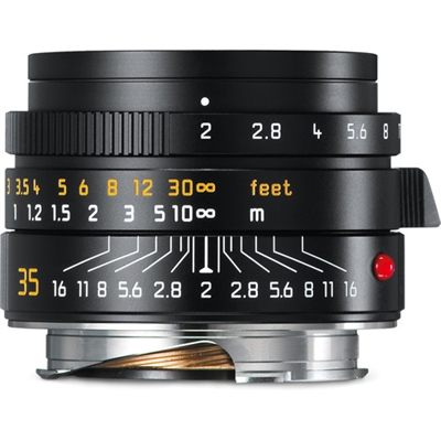 Leica Summicron-M 35mm f/2 ASPH Lens (Black)