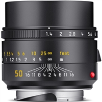 Leica Summilux-M 50mm f/1.4 ASPH. Lens (Leica M, Black, 2023 Version)