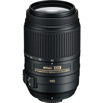 Nikon AF-S DX NIKKOR 55-300mm f/4.5-5.6G ED VR Lens
