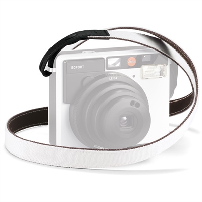 Leica Strap- SOFORT, White/Black