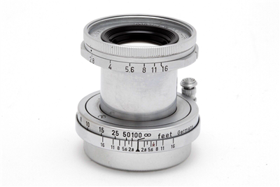 Leica Leitz 5cm f2.8 (50mm) Emar Collaspible M39 Screw Mount Lens #27460