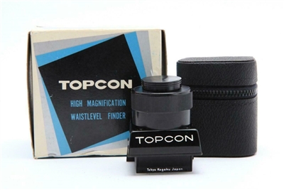 Mint Topcon High Magnification Waist Level Finder with Box & Case #32742