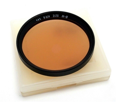 Very Clean B+W 52mm KR6 (81EF) Filter with Case #33050