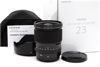 Mint Fuji FUJIFILM GF 23mm f4 R LM WR Lens with Hood, Case, & Box (Demo) #33617