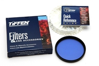 Near Mint Tiffen 72mm 80B Color Conversion Filter with Case & Box #34517