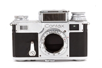 Contax III 35mm Rangefinder Camera Body (AS-IS, Parts Only, Inoperative) #38270