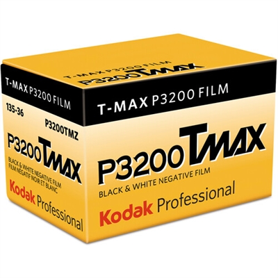 Kodak Professional T-Max P3200 Black and White Negative Film (35mm Roll Film, 36 Exposures)