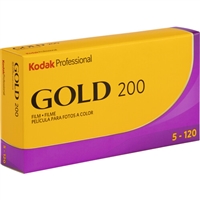 Kodak Professional Gold 200 Color Negative Film (120 Film, 1 Roll)