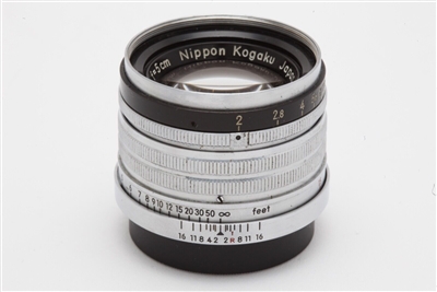 Nikon 5cm f2 Nikkor-H L39 Manual Focus Lens #39118