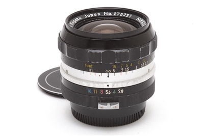 Nikon Nikkor 24mm f2.8 Non-AI Manual Focus Lens #39302