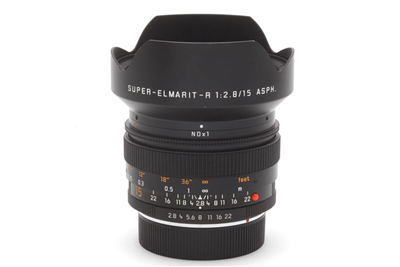 Very Clean Leica 15mm f2.8 Super-Elmarit R ASPH Rom Super Wide Angle Lens #39725