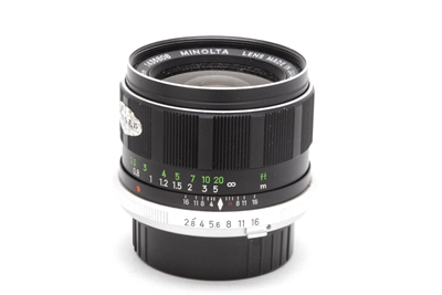Minolta 35mm f2.8 MC Rokkor HG Manual Focus Lens #39746