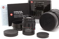 Leica Summilux-M 50mm f1.4 ASPH. Lens (Black-Chrome Edition, MFR #11688) #40795
