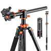 K&F CONCEPT ALUM TRIPOD WITH CROSS ARM FOR FLAT LAY PHOTOS (T255A3+BH28L) #41054