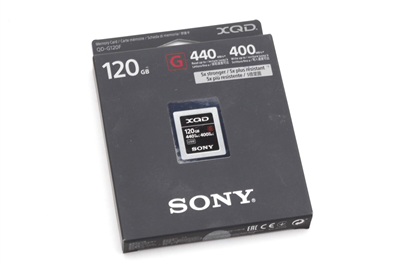 Mint Sony 120GB G Series XQD Memory Card with Box (Unopened) #41232