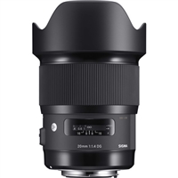 Sigma 20mm f/1.4 DG HSM Art Lens for Nikon F