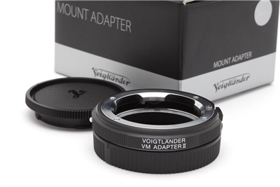 Near Mint Voigtlander VM Adapter II (VM Lens-FE Mount Camera, Black) #41357