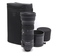 Sigma 150-600mm f5-6.3 DG OS HSM Sports Lens for Nikon AF with Hood #41988