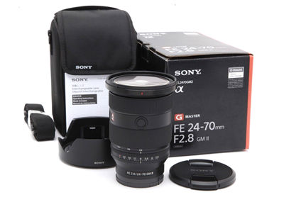 Mint Sony FE 24-70mm f2.8 GM II Lens (Sony FE) with Hood, Case, & Box #42091