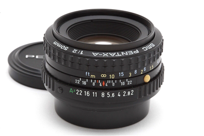 Pentax-A 50mm f2 SMC K Mount Lens #42362