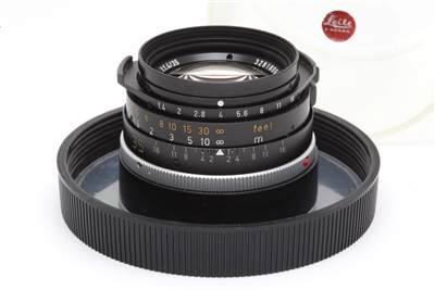 Very Clean Leica Summilux-M 35mm f1.4 Lens with Lens Bubble #42394