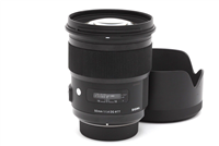 Sigma 50mm f1.4 DG HSM Art Lens for Nikon AF with Hood #43000