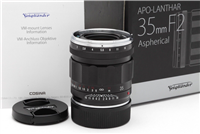 Mint Voigtlander APO-LANTHAR 35mm f2.0 Aspherical Lens with Box #43140