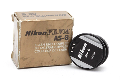 Nikon FE/FM AS-6 Flash Unit Coupler with Box #43212