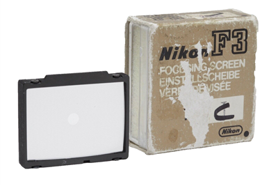 Nikon F3 Type C Focusing Screen (4mm Spot) with Box #43214