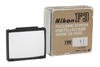 Nikon F3 Type U Focusing Screen (Matte) with Box #43215