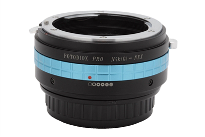 FotodioX (Nik G-NEX) Nikon F Lens to Sony E-Mount Camera Pro Mount Adapter 43334