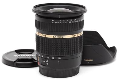 Near Mint Tamron 10-24mm f3.5-4.5 SP Di II (B001) for Canon EF with Hood #43402