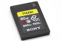 Near Mint Sony 80GB CFexpress Type A TOUGH Memory Card #43558
