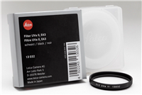 Mint Leica E43 UVa II Filter (Black) with Case & Box #43635