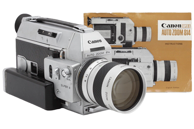 Canon Super 8 Auto Zoom 814 Movie Camera with Manual #43686