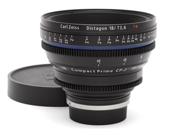 ZEISS 18mmT3.6 Distagon T* CP.2 Compact Prime Cine Lens in Canon EF Mount #44057
