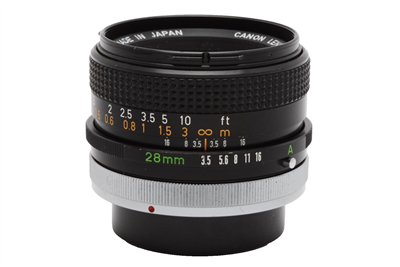 Canon 28mm f3.5 SC FD Lens #44173