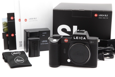 Near Mint Leica SL2 Mirrorless Camera Body (Black, MFR #10854) with Box #44437