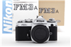 Nikon FM3A SLR 35mm Camera Body (Silver) with Manual & Box #44710