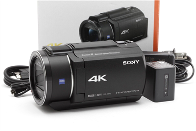 Mint Sony FDR-AX43A UHD 4K Handycam Camcorder with Box #44964