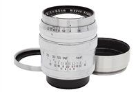 Nikon Nikkor-P.C 8.5cm f2 LSM Screw Mount Lens with Hood #45131