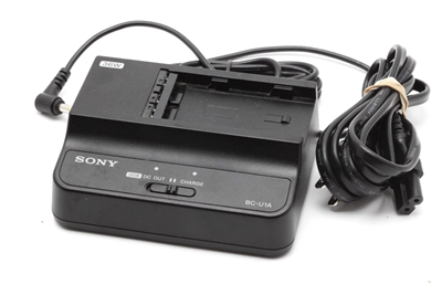 Very Clean Sony Battery Charger/AC Adapter for BP-U Batteries #45157