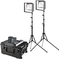 Mint Westcott 7657 Flex Cine Bi-Color LED 2-Light Travel Kit w/ 26V Batt. #45318