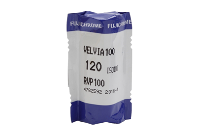 Fuji Fujichrome Velvia 100 Professional RVP100 Color Transparency 120 Film 45377