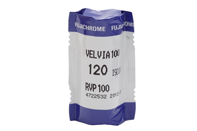 FujiFilm Fujichrome Velvia RVP 100 Color Transparency 120 Film (Exp 2012) #45381
