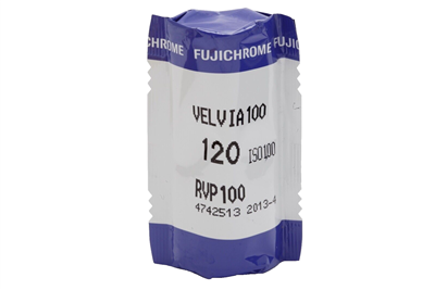 FujiFilm Fujichrome Velvia RVP 100 Color Transparency 120 Film (Exp 2013) #45384