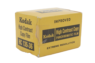 Kodak High Contrast Panachromatic HC 135-36 Film (Exp 12/1971, AS-IS) #45442
