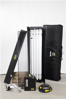 Kino Flo 4' 4-Bank Kit with 4-Bank Ballast, 4-Bank Fixture, & Soft Case #45892
